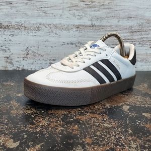 Womens Adidas Sambarose Shoes Sz 7.5 Used AQ1134 Samba Read